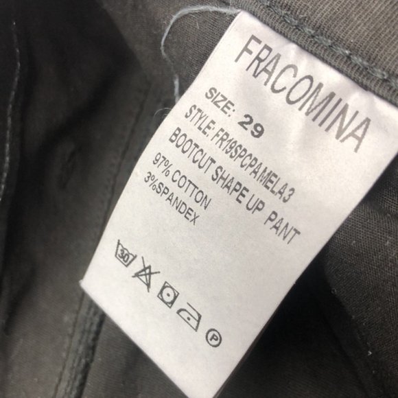 LIKE NEW BLACK FRACOMINA JEANS SHAPE UP HIGH-RISE BOOTCUT 29x32 ⭐ - Picture 6 of 9